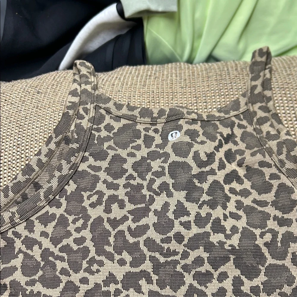 lululemon athletica Brown Leopard Print Tank Top - Picture 6 of 7
